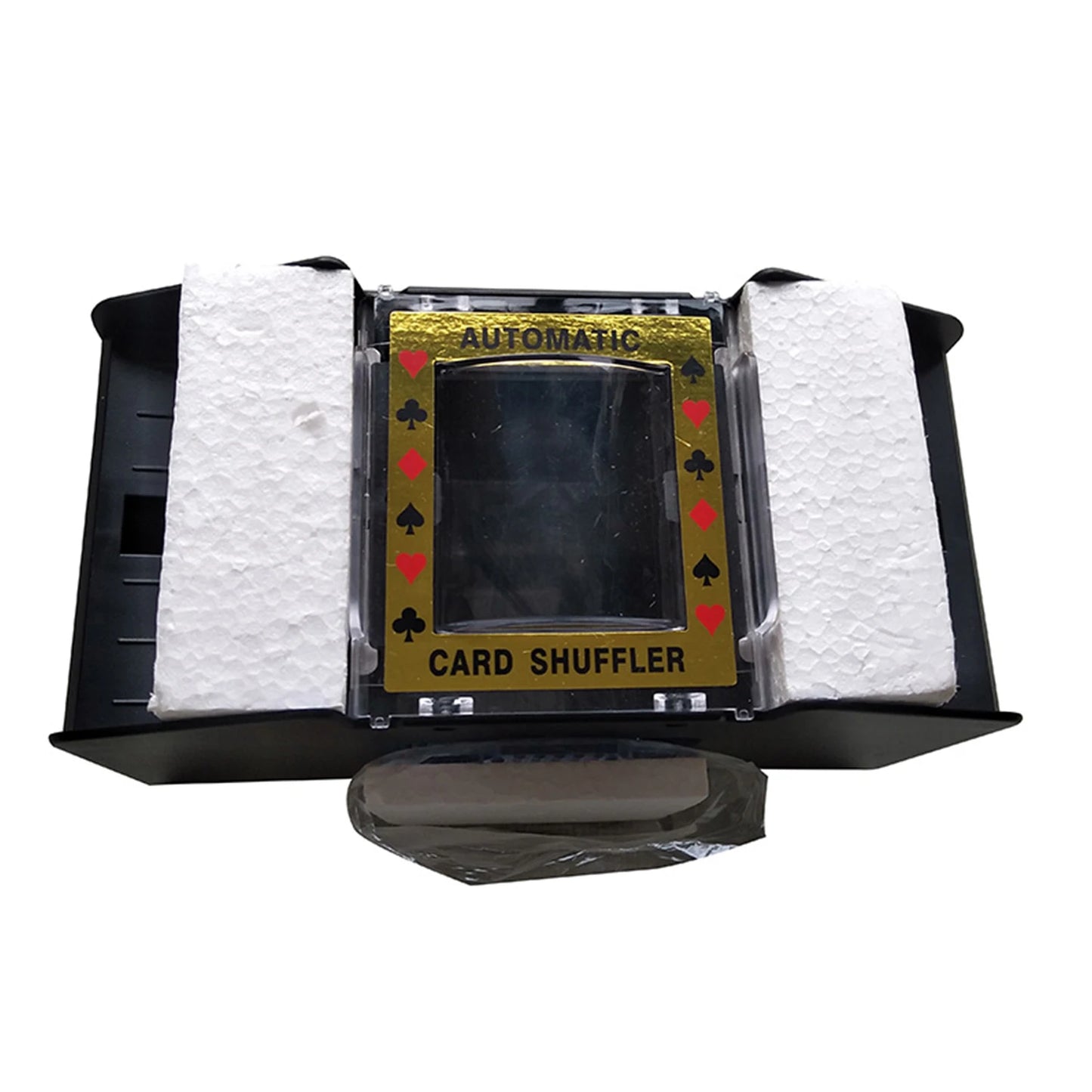 2/4/6 Decks Automatic Card Shuffler Automatic Playing Cards Shuffler Mixer Games Poker Sorter Machine Dispenser for Travel Home