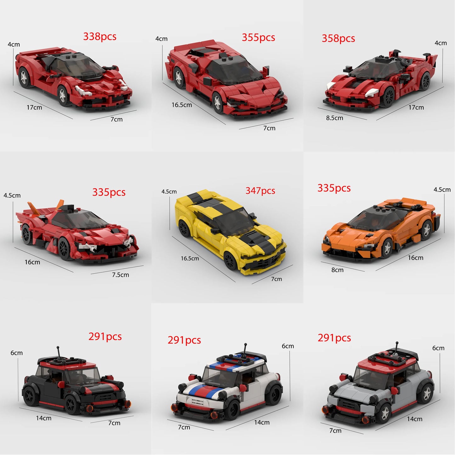 2022 Hot MOC City Car Speed Champion Supercar Sports Racing Car Moc Diy Building Blocks Set Educational Toys For Childern Boy