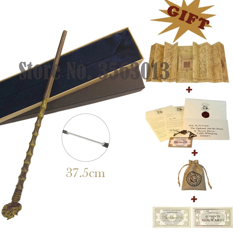 27 Kinds Wands with Map Letter 2 Tickets Necklace Cloth Bag and orginal Box