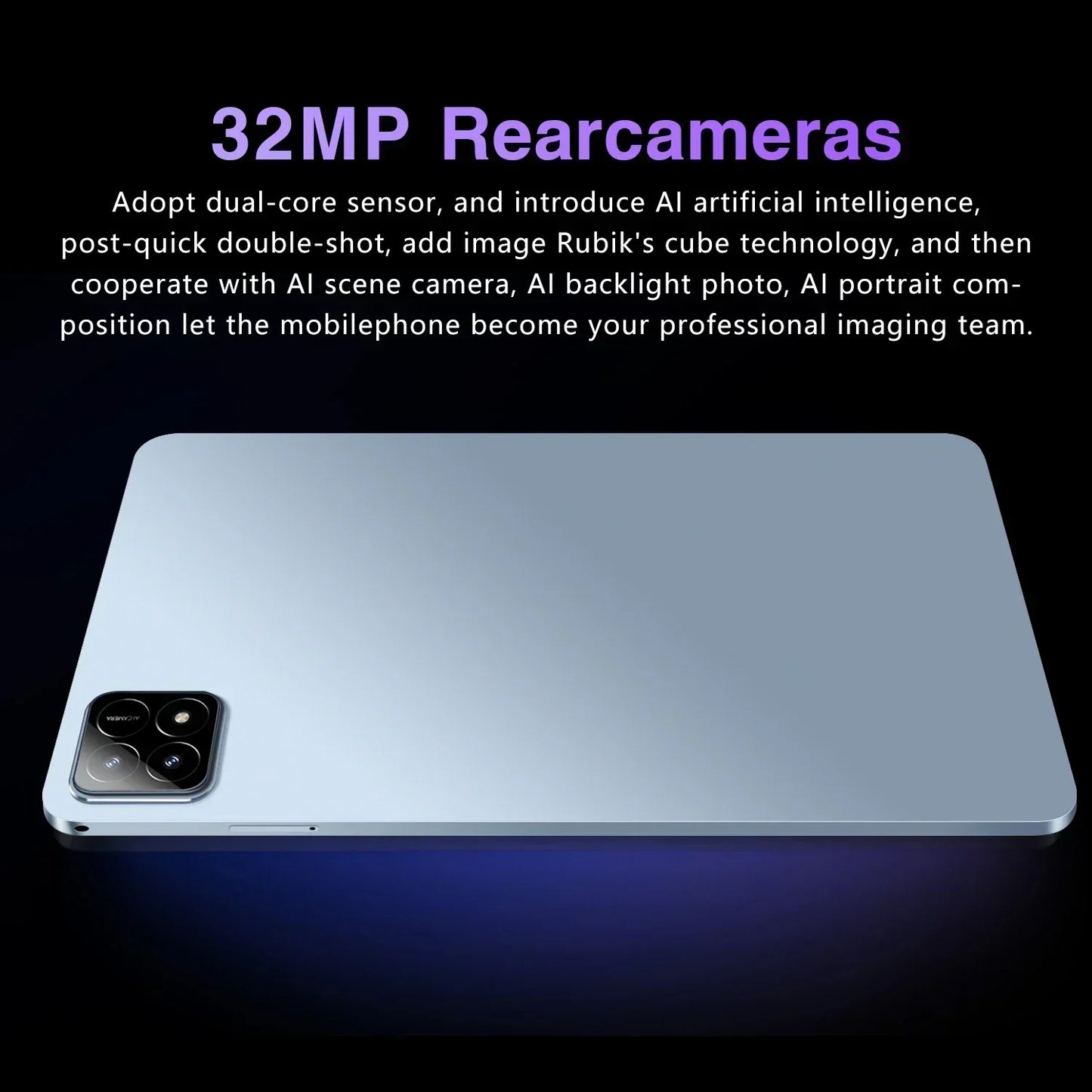 2024 Global Version Pad 6S Pro Tablet 11inch HD 4K Android 14 Snapdragon 888 16GB+1T 12000mAh 5G Dual SIM Bluetooth WiFi GPS Tab