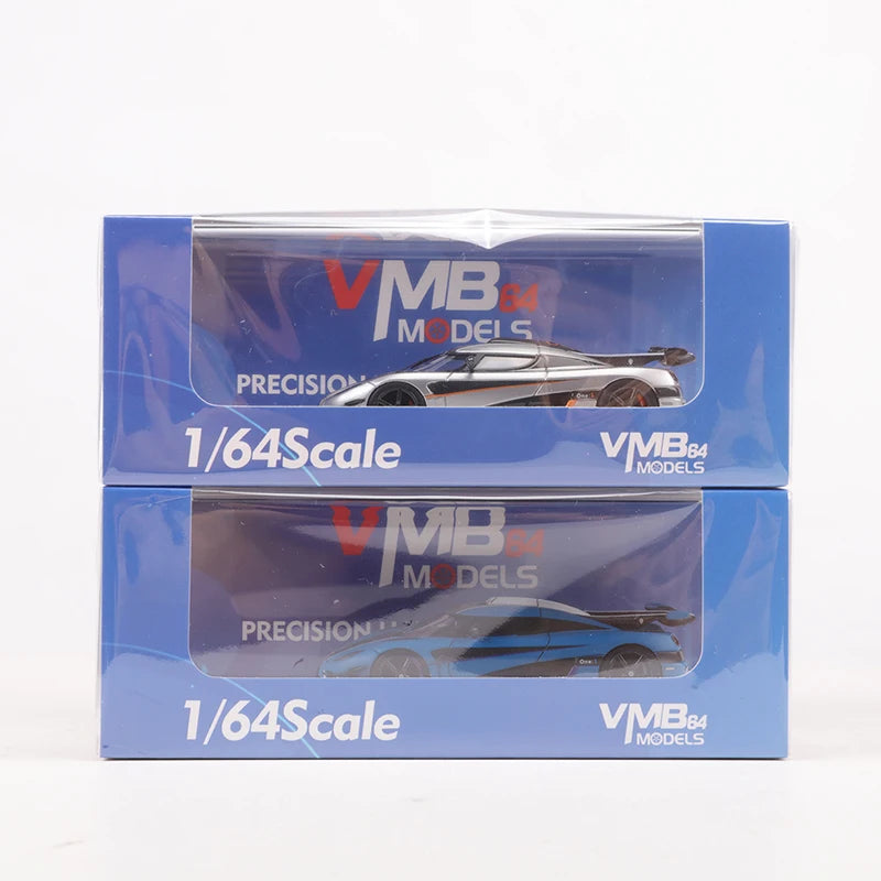 VMB 1:64 One 1 Blue/Silver Resin Model Car Limited Edition