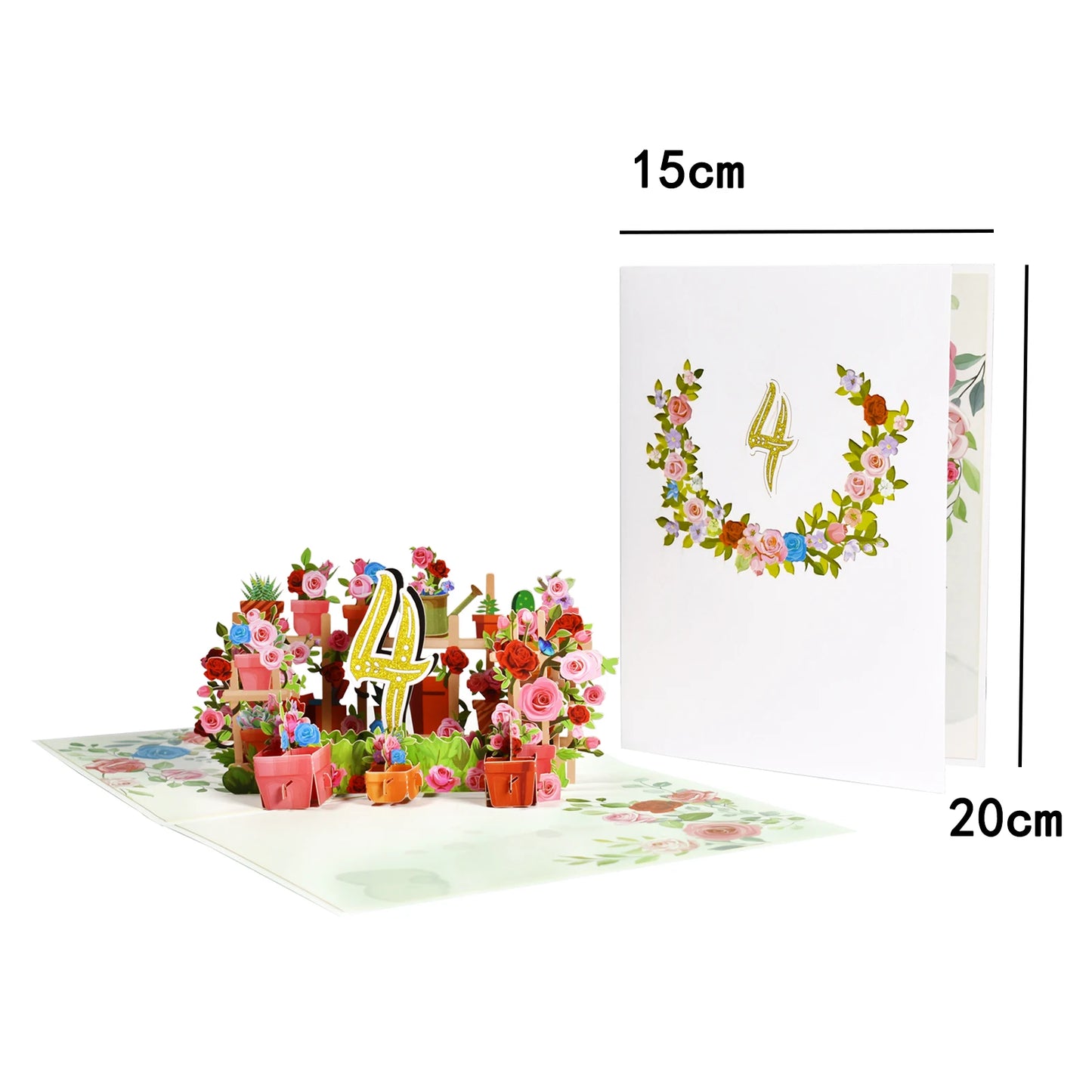 Carte d'anniversaire pop-up 1er 10 28 21 30 Numéro Figure Cartes de vœux 3D pour mariage d'anniversaire