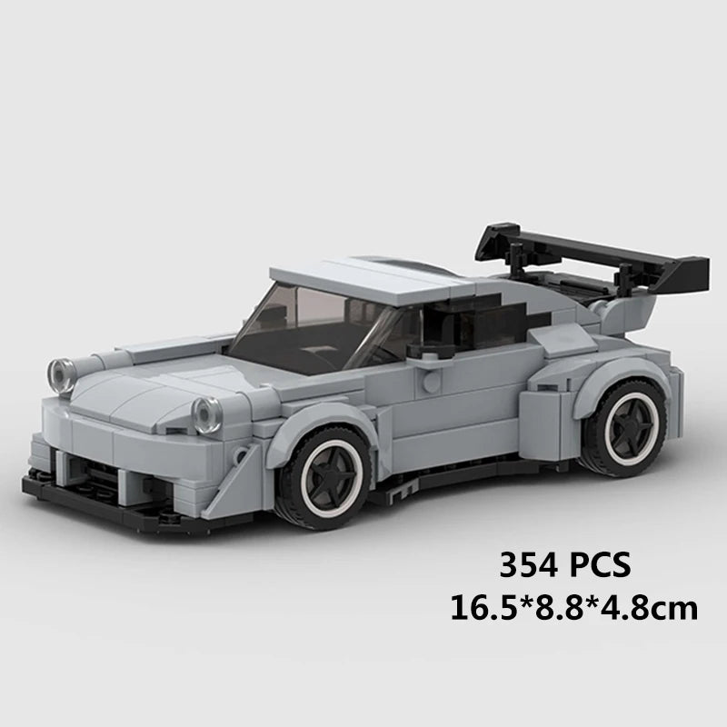 Racing Car City Speed Champions Sports Model Building Blocks DIY Bricks MOC Toy Classic Rally Super Racers Vehicle f1 technique