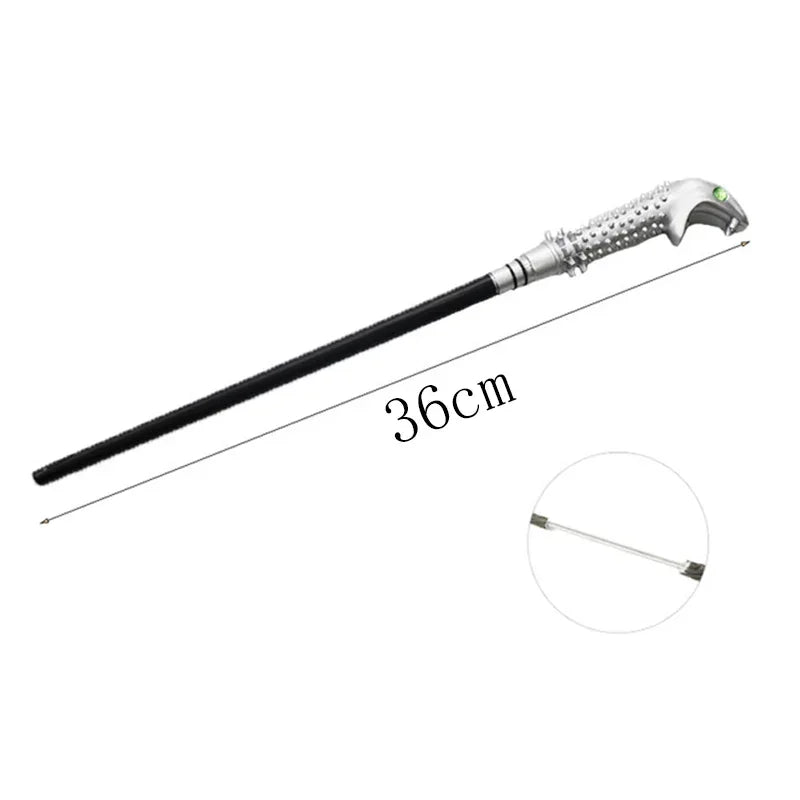 27Pcs Anime Cosplay Show Metal Core Magic Wand Children Decoration Toy Accessories For Kids Bacchetta Di Plastic Magic Stick