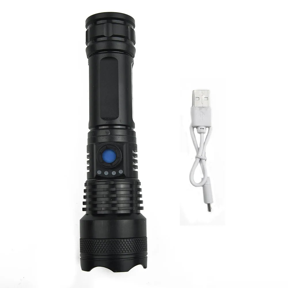 Super Bright LED Scuba Diving Flashlight P50 Underwater Waterproof UCB Rechargeable-Tactical Torch Lamp Spearfishing Lantern