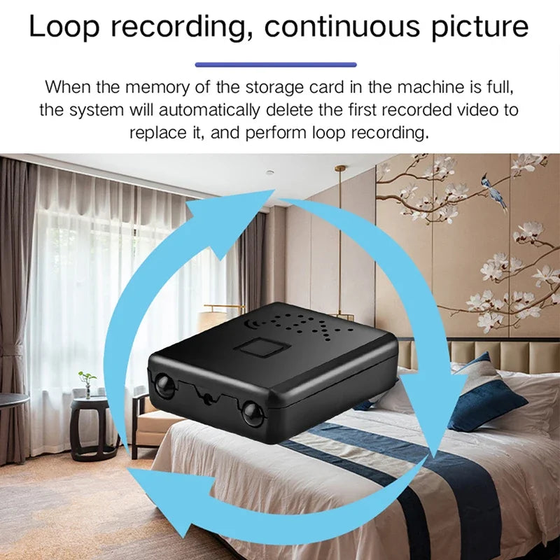 Mini cámara Xiaomi Full HD 4K WiFi 5G Visión nocturna Monitoreo de seguridad remoto Protección del hogar Grabadora de video a prueba de agua