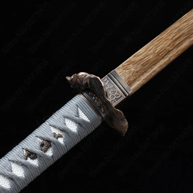 103cm Japon Bois Katana Iaido Formation Accessoires Bois Épée Bushido Formation Cassia Siamea Pour Cosplay