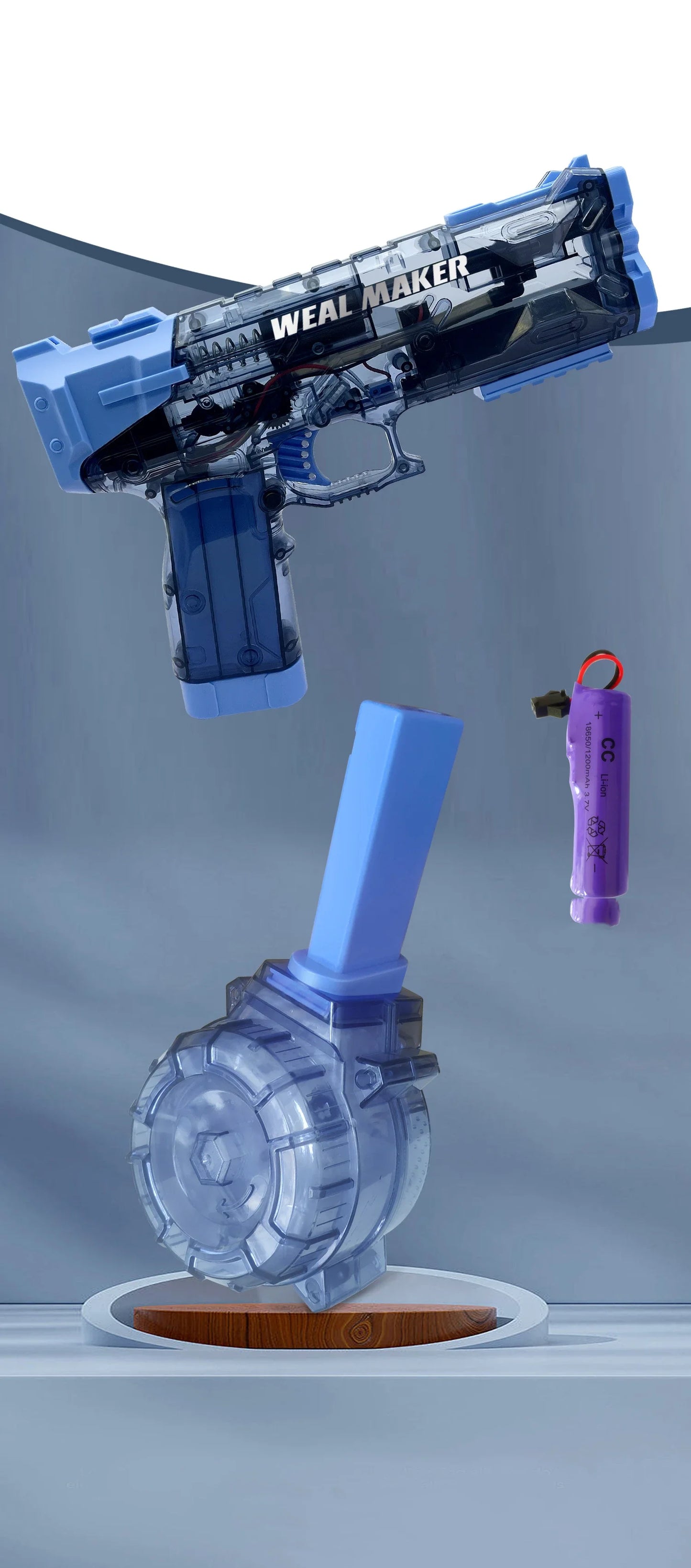 2023Fullyautomatic Continuous Firing Electric Water GunSummer New Children's Water Gun Large CapacityPool SummerToy ForGiftstoys
