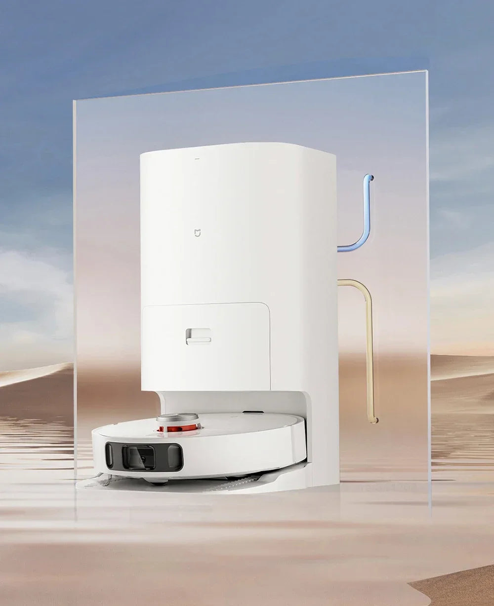 Aspiradoras robot XIAOMI MIJIA Omni 1S B116 Mop Base inteligente Máquina de eliminación de suciedad Recolección de polvo Autolimpieza Base vacía