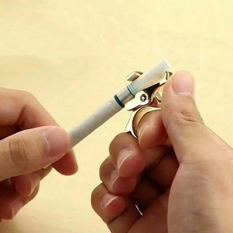 2023 New Hand Rack Cigarette Holder Cigarette Finger Ring Hand Rack Clip Cigarette Filter Fashion Cigarette Accessories Holder