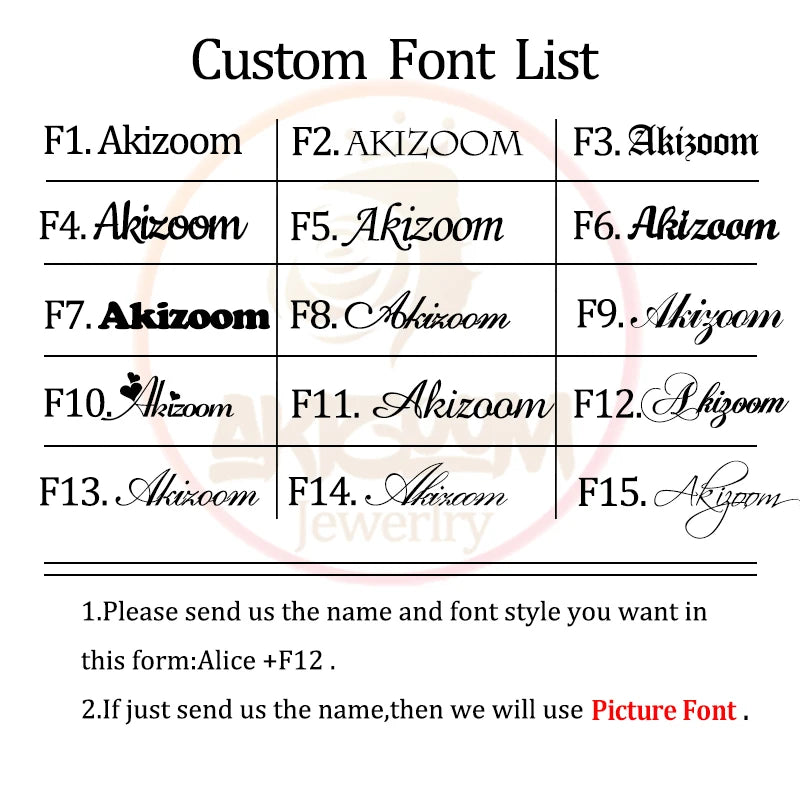 Akizoom Personalized Custom Name Bracelets Heart Crown Stainless Steel Wide Hand Cuff Bangles for Women Men Wedding Jewelry Gift