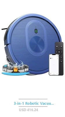 Robot aspirador y fregona X10 Pro Omni con succión de 8000 Pa, dos mopas, elevación automática de 12 mm, detección de alfombras, limpieza manos libres con IA, impecable