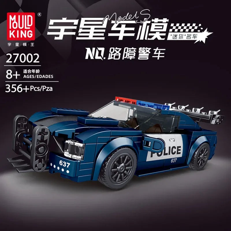 Yuxing-modelo mini-coche famoso, modelo de carreras deportivas, ocho cuadrículas, juguetes educativos para niños, bloques de construcción ensamblados