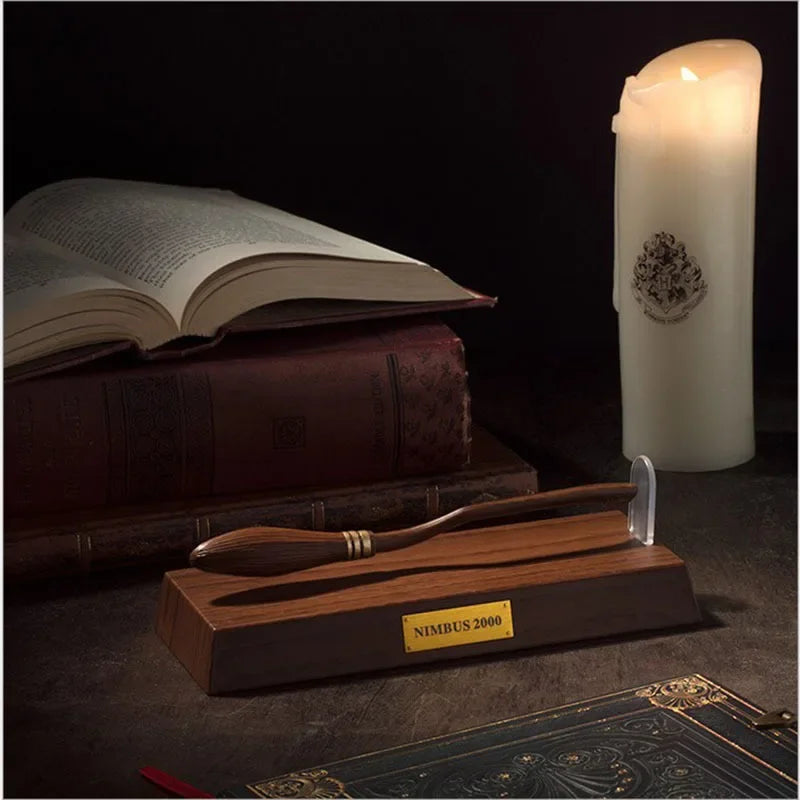 19cm Haries Penggemar Cosplay Prop levitación Potter escoba Pena Nimbus 2000 Koleksi Trik Ajaib regalos enviar a un amigo