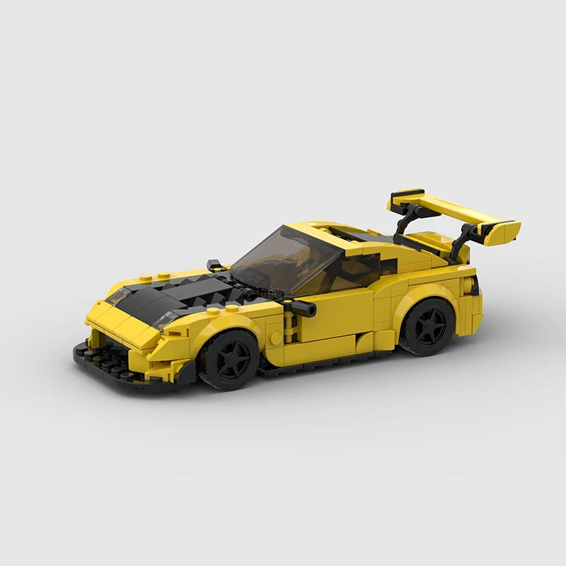 Supercar F1 City Speed Champions Racing Car RX-7 Model Building Blocks MOC Supercar Racers Vehicle Technique Bricks Kids Toys