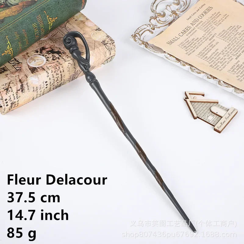 36 Styles Harry Magic Wand Resin Material Built in Steel Core Dumbledore Staff Cosplay Voldemort Props Christmas Gift Kid