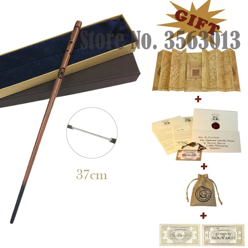 27 Kinds Wands with Map Letter 2 Tickets Necklace Cloth Bag and orginal Box