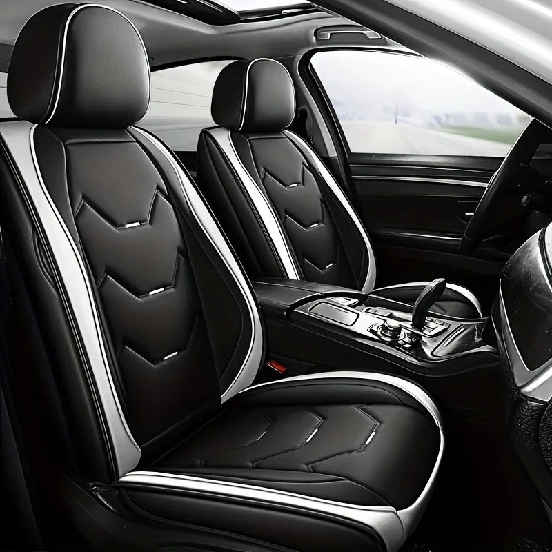 2 Premium Front Seat Cove Universal Car Seat Cover PU Leather ProtAction Breathable All-inclusive Seat Cushion car accessories