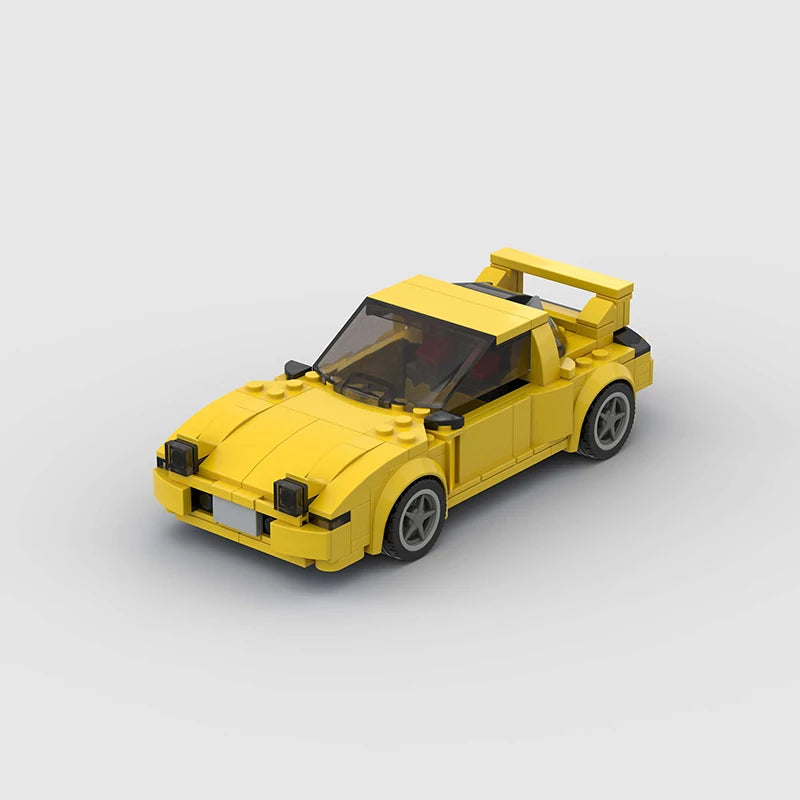 Supercar F1 City Speed Champions Racing Car RX-7 Model Building Blocks MOC Supercar Racers Vehicle Technique Bricks Kids Toys