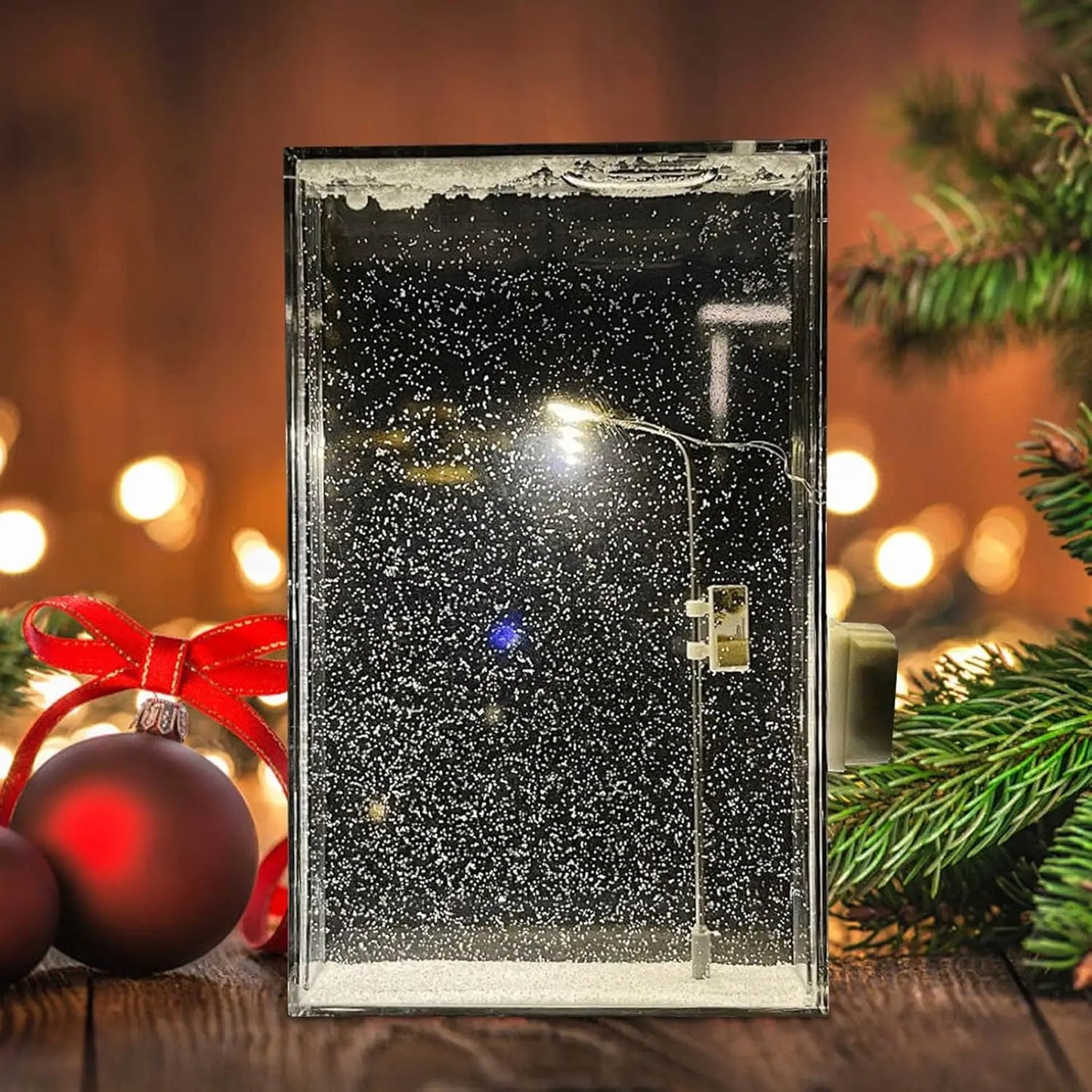 DIY Handmade Snow Scene Night Light Christmas Light-Up Kit Snowy Night Light Toys Arts And Crafts Decor For Kids Adults 크리스마스