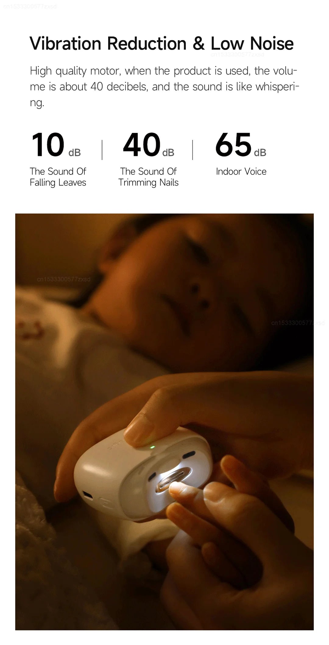 Cortauñas automático eléctrico Youpin Pro con recortador de luz, cortador de uñas, manicura para el cuidado de bebés y adultos, tijeras, herramientas