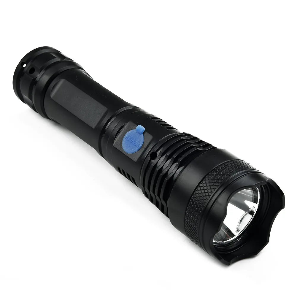 Super Bright LED Scuba Diving Flashlight P50 Underwater Waterproof UCB Rechargeable-Tactical Torch Lamp Spearfishing Lantern