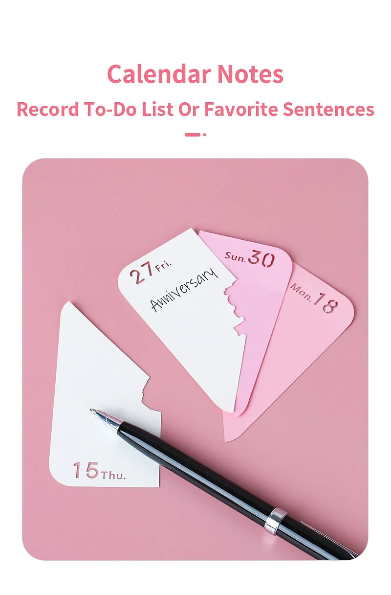 3D Omoshiroi Block Memo Pad Notepads Magical Calendar Magic Castle Sakura Tree Sticky Note Luxury Novelty Gift Items