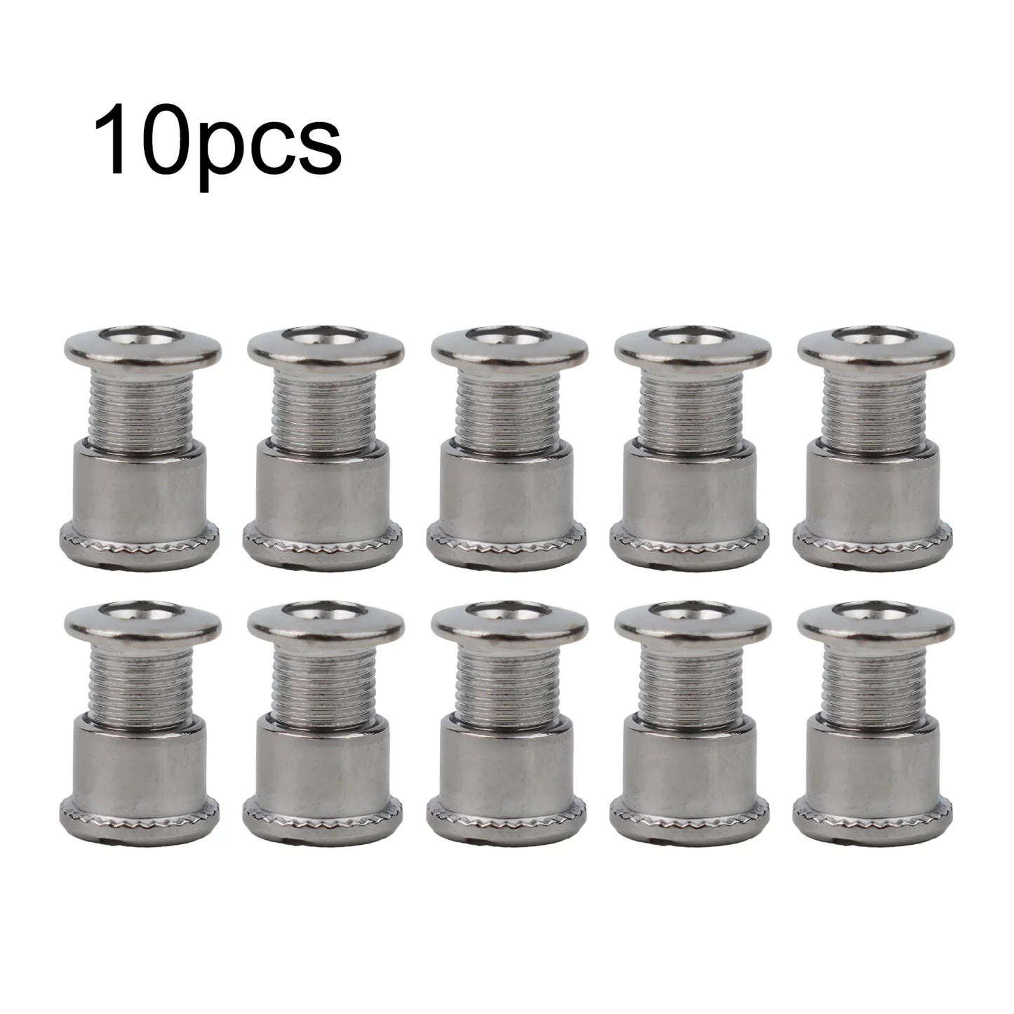 10 piezas de pernos para bielas de bicicleta, pernos simples, dobles y triples, tornillos de acero para platos y platos, tornillos para platos y tuercas, accesorios para bicicletas
