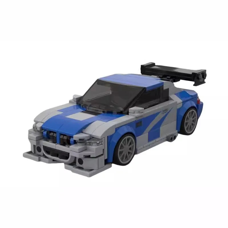 Bricklink Technical Car City Speed Champions M3 E30 E36 E46 GTR 635CSi 850CSi Vehicles Sets Building Blocks Toys Children Gift
