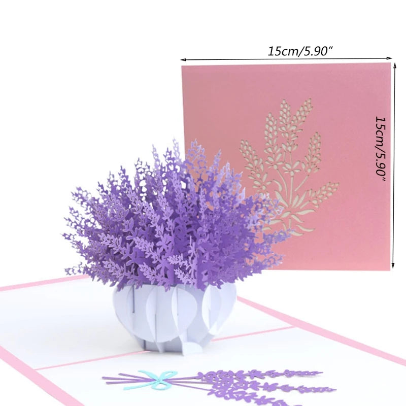 38 Styles 3D Pop Up Greeting Card Love In Hands Birthday Wedding Halloween Christmas Valentines' Day New Year Xmas Kids Gift