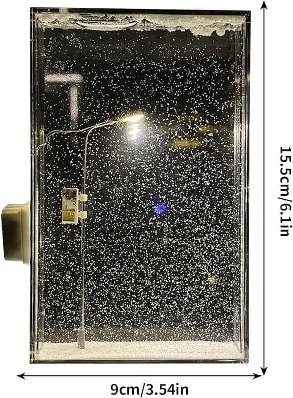 DIY Handmade Snow Scene Night Light Christmas Light-Up Kit Snowy Night Light Toys Arts And Crafts Decor For Kids Adults 크리스마스