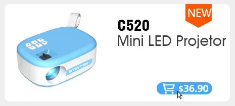 Byintek U90 Pro Rechargeable Smart 3D Projector DLP LED Outdoor Small Portable Beamer, Mobile Mini 1080P Android WIFI Projecteur