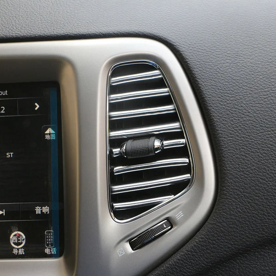 1m DIY Air Conditioner Outlet Decorative Strip AC Vent U Shape Moulding Trim Decor Protector Strips Car Accessories