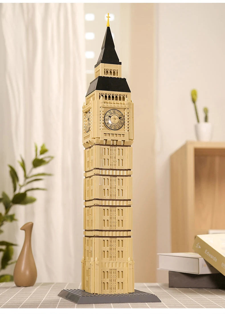 1666 pièces Briques Modèle Londres Big Ben Blocs de Construction Architecture Mondiale Construction Créative Cadeau Jouets Pour Enfants Adultes 5216