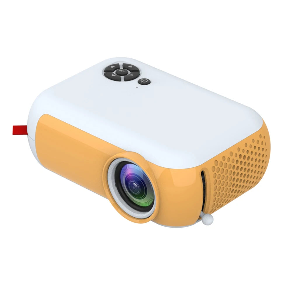 Yinzam Drop Shipping A10 Projecteur, Mini Projecteur WiFi sans fil pour Smartphone avec écran miroir et projecteurs vidéo portables 1080p