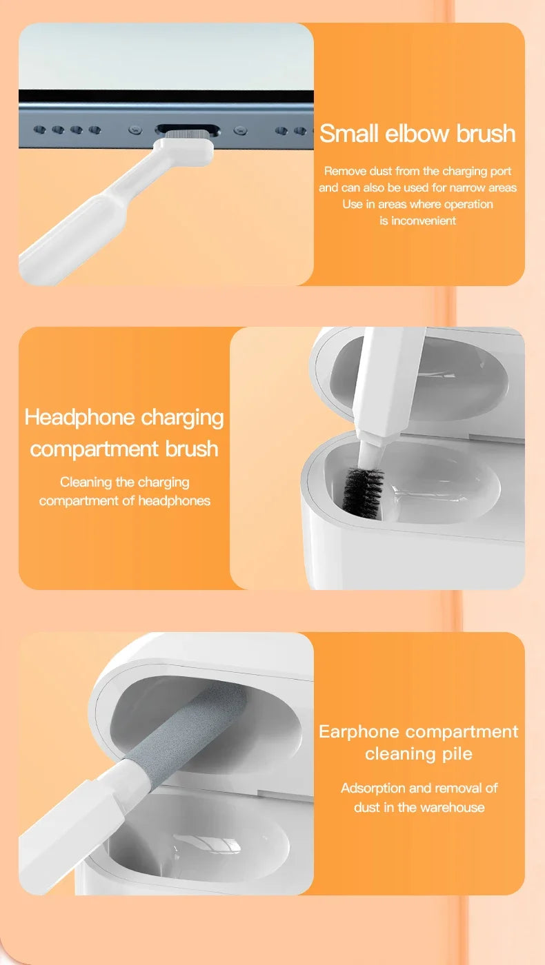 20/1 Digital Cleaning Kit Phone Camera Laptop keyboard Cleaning brush key Screen cleaner Dust Collector Christmas gift