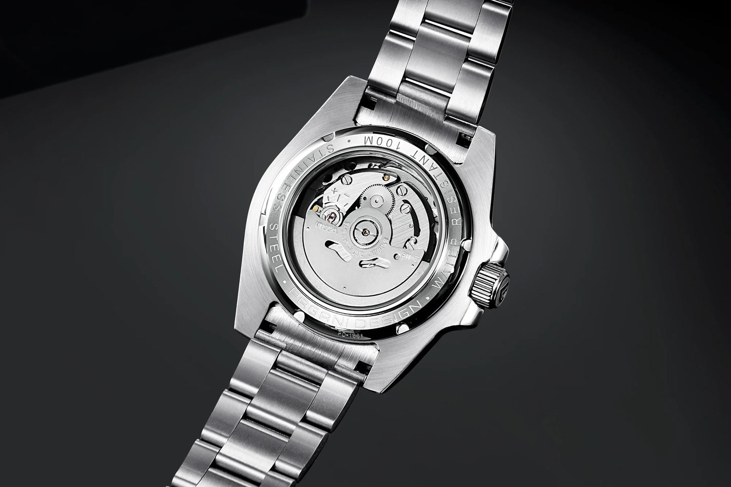 PAGANI DESIGN Men's Mechanical Wristwatches Luxury Brand Mens Watch NH35 100m Waterproof Sapphire Diving Watch reloj hombre