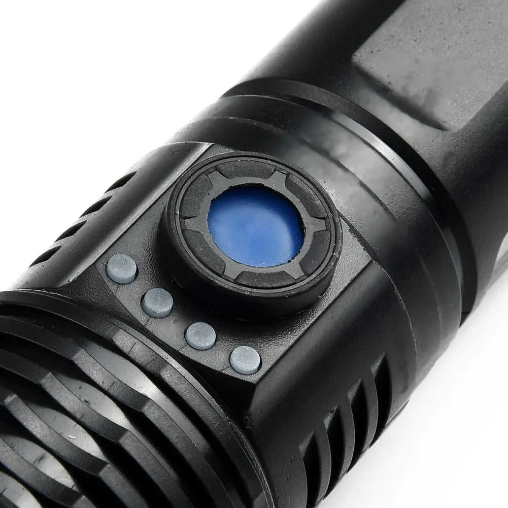 Super Bright LED Scuba Diving Flashlight P50 Underwater Waterproof UCB Rechargeable-Tactical Torch Lamp Spearfishing Lantern