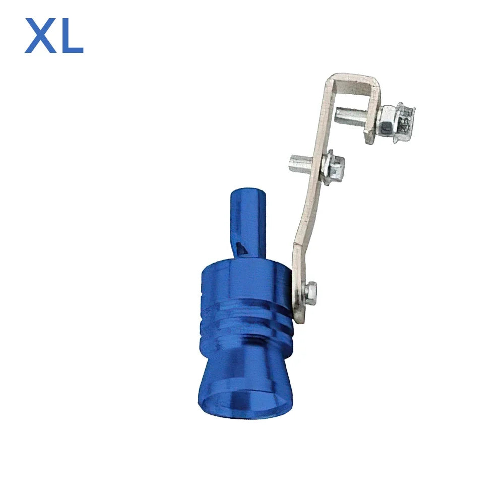 1 pieza de silbato de turbina modificado para automóvil, silbato de tubo de escape, silbato de imitación para motocicleta, silbato amplificador de sonido de escape de turbina