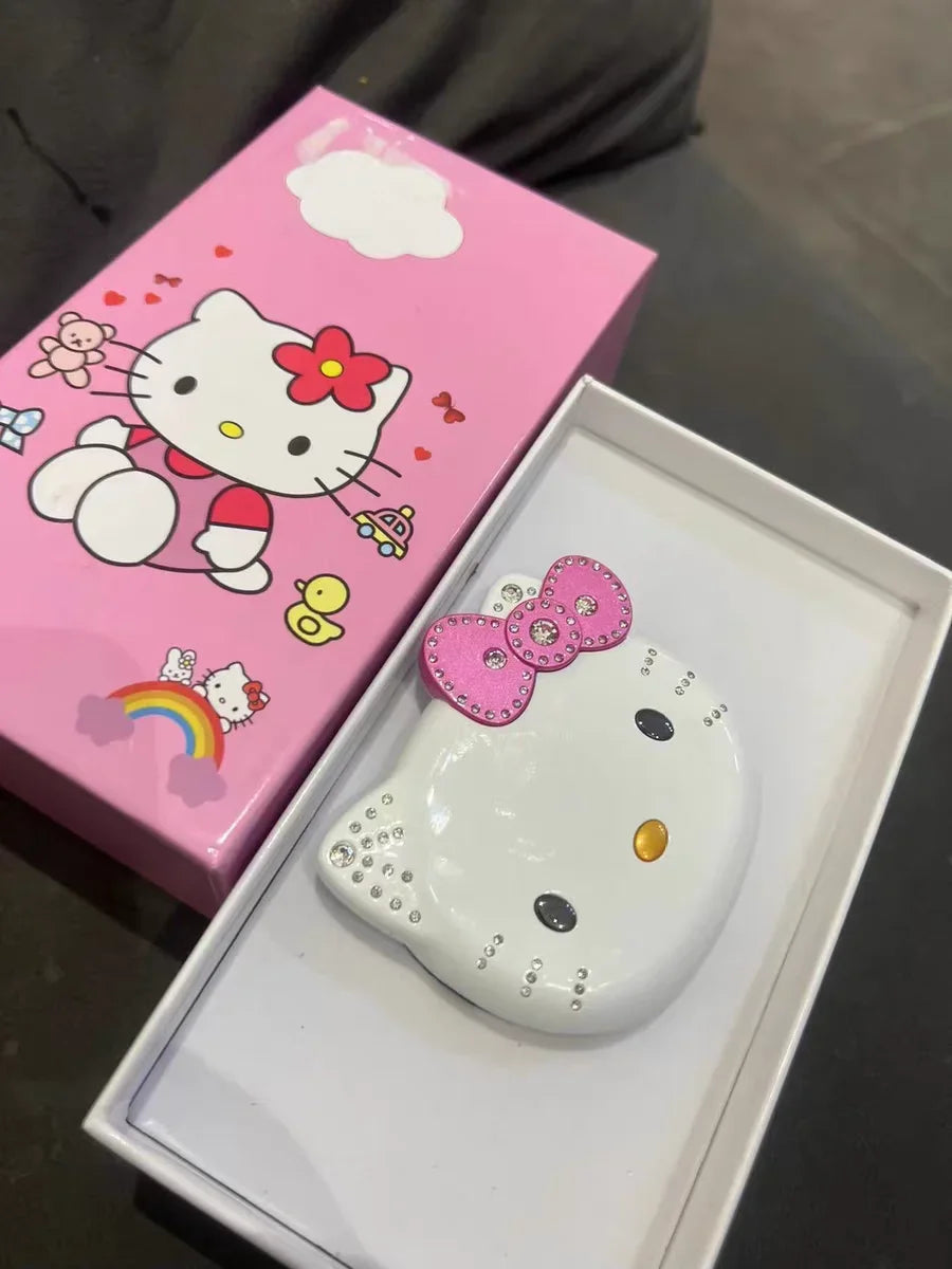 2023 New Kawaii Sanrioed Hello Kitty Flip Phone Cartoon Cute Little friends Taiml Mini Phone For Kids Toys For friends Gifts