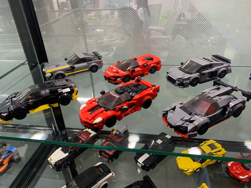 2022 Hot MOC Speed City Car Champion Racer Classic Supercar Building Blocks Brick Racing Super Technique Creative Garage DIY Set
