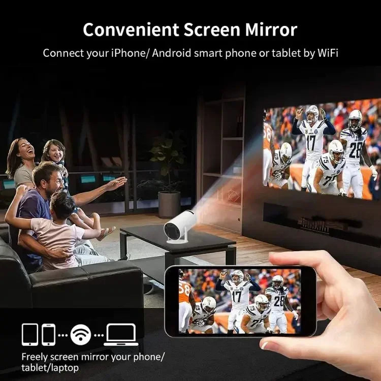 Smart Projector auto chart mini Home Theater Lcd Smart movie portable 4k andrid projector
