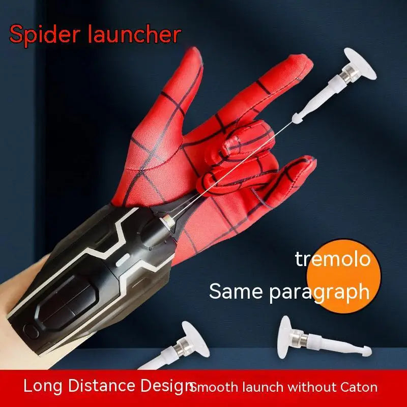 2024 Fully Automatic Spider-man: Far From Home Spiderman Web Shooters Spider Silk Rope Device Cosplay Props Toy Christmas Gift