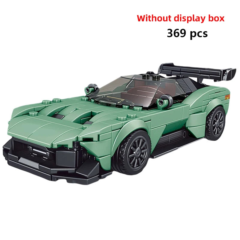 Technical Moc Car City Speed Champion Sports Car Racing Vehicle Building Blocks Brick Educational Construction Toys