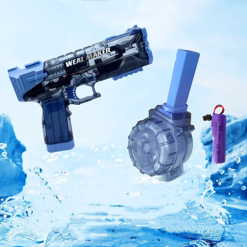 2023Fullyautomatic Continuous Firing Electric Water GunSummer New Children's Water Gun Large CapacityPool SummerToy ForGiftstoys
