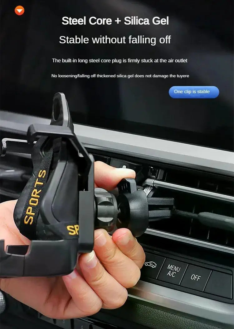 Racing Seat Design Car Phone Holder Mount Stand Suction Cup Smartphone Mobile Cell Support in Car Bracket for IphoneSamsung Mi