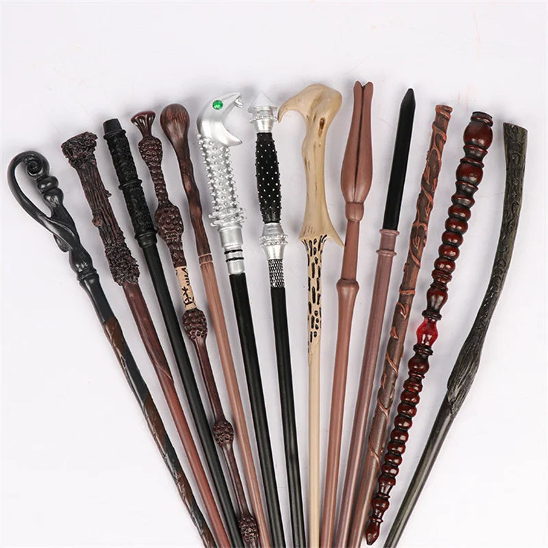 32-41cm Funny Magic Wands Resin Magic Wizard Wand Movie Dumbledore Snape Cosplay Props For Boys Girls Gift
