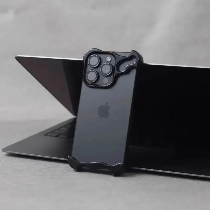 Titanium Metal Phone Case for IPhone 16 15 14 13 Pro Max Lens Film Aluminum Alloy Corner Pad Bumper Shockproof No Border Cover