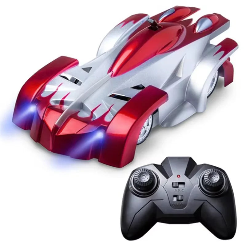 2.4G RC CAR Wall Climbing Car Remote Control Toys Climb Wall Ceiling Light Racing Model Electric Anti-gravity Children Toy