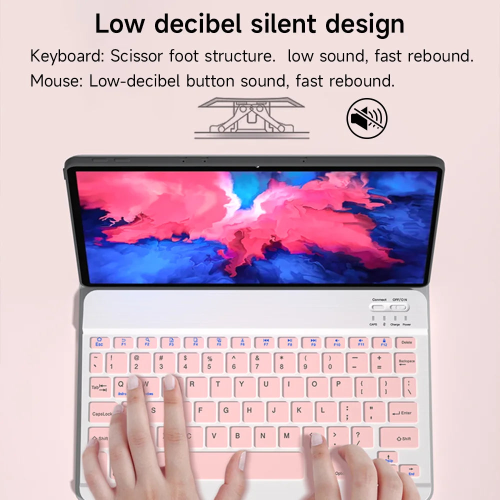 Teclado inalámbrico para iOS, Android, Windows, iPad, teclado Air Mini Pro, teclado Bluetooth, ratón para Apple, Xiaomi, Huawei, tableta
